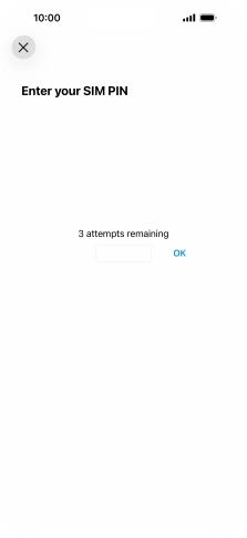 If your SIM is locked, key in your PIN and press OK. If your SIM is locked, key in your PIN and press OK.