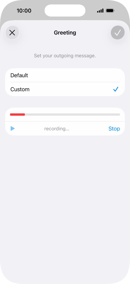 Press Stop to stop recording. Press Stop to stop recording.
