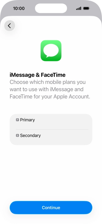 Press the required price plan. Press the required price plan.