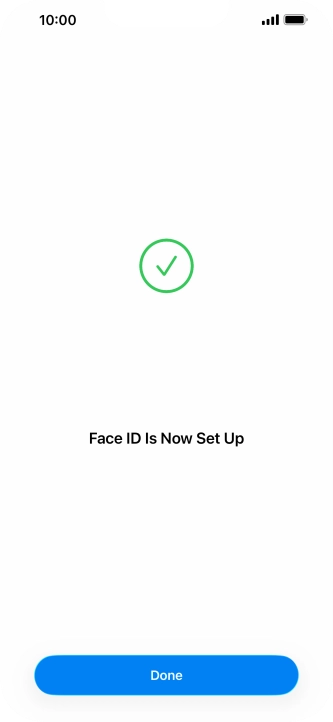 Press Done. If you haven't previously selected a phone lock code, key in a code of your own choice twice. Press Done. If you haven't previously selected a phone lock code, key in a code of your own choice twice.