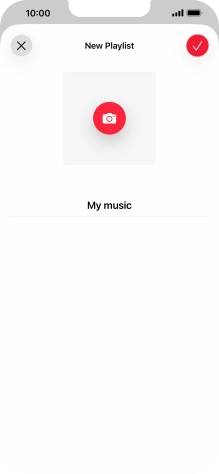Press the confirm icon. Press the confirm icon.