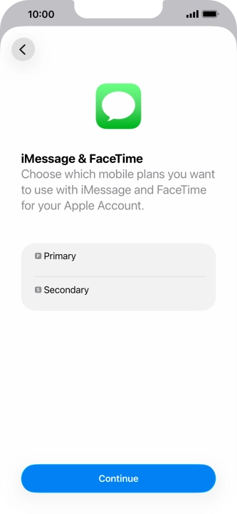 Press the required price plan. Press the required price plan.