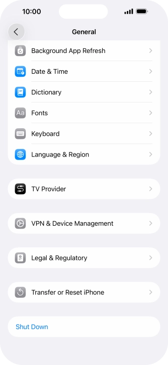 Press Transfer or Reset iPhone. Press Transfer or Reset iPhone.