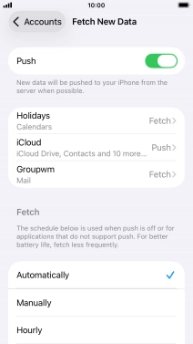 Press the indicator next to Press the indicator next to