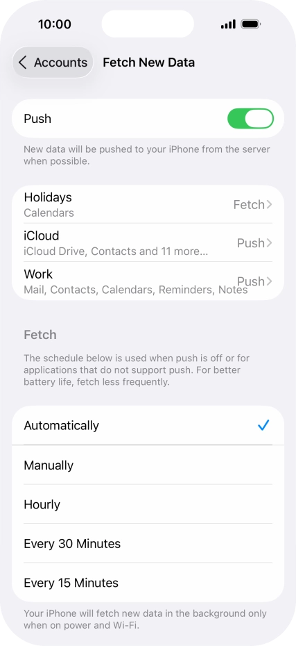 Press the indicator next to Press the indicator next to