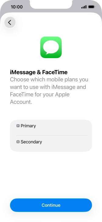 Press the required price plan. Press the required price plan.