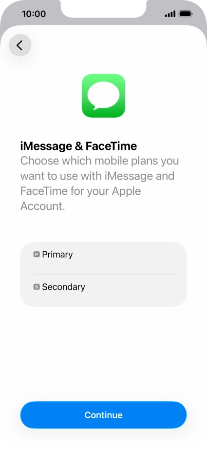 Press the required price plan. Press the required price plan.