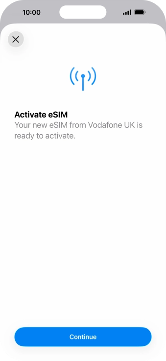 Press Continue. Press Continue.