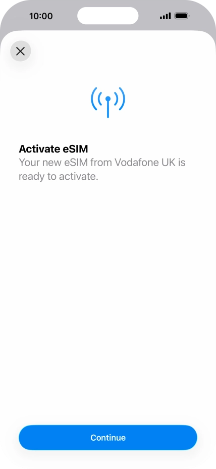 Press Continue. Press Continue.