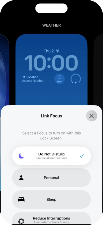 Press the close icon. Press the close icon.