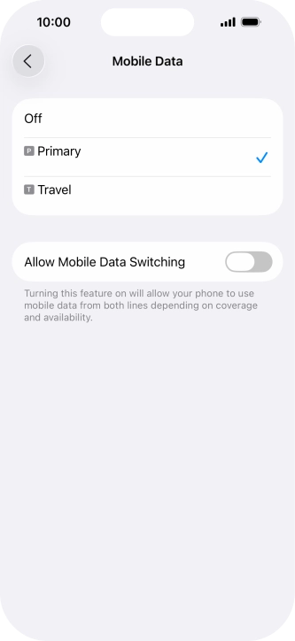 Press the required price plan. Press the required price plan.
