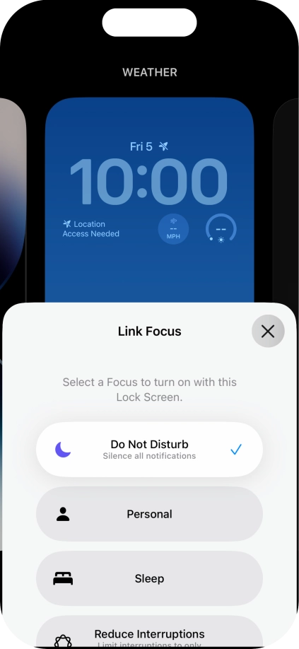 Press the close icon. Press the close icon.