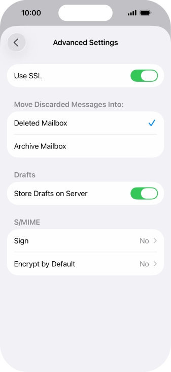 Press the indicator next to Press the indicator next to