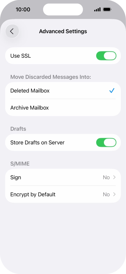 Press the indicator next to Press the indicator next to