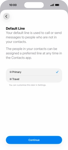 Press Continue. Press Continue.
