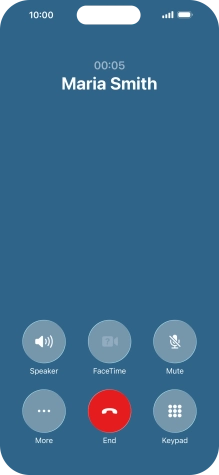 Press More during an ongoing call. Press More during an ongoing call.