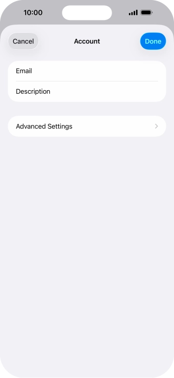 Press Advanced Settings. Press Advanced Settings.