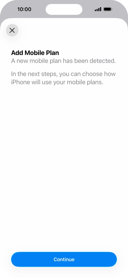 Press Continue. Press Continue.