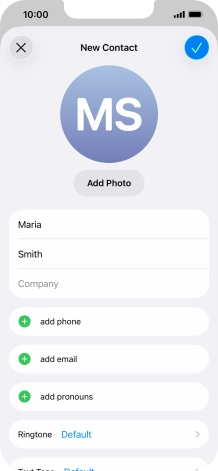 Press add phone. Press add phone.