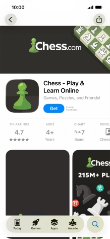 Press Get and follow the instructions on the screen to install the app. Press Get and follow the instructions on the screen to install the app.