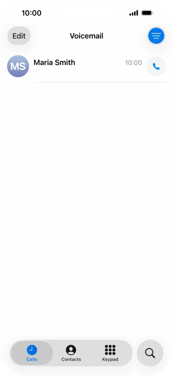 Press the required message. Press the required message.