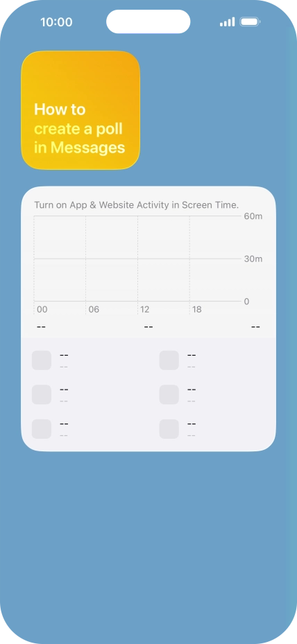 Press and hold the required Widget Stack. Press and hold the required Widget Stack.