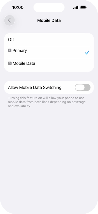 Press the required price plan. Press the required price plan.