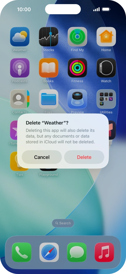 Press Delete. Press Delete.