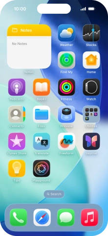 If you're using a Widget Stack: slide up or down on the stack to select the required widget. If you're using a Widget Stack: slide up or down on the stack to select the required widget.