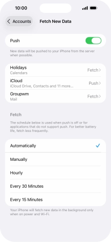 Press the indicator next to Press the indicator next to