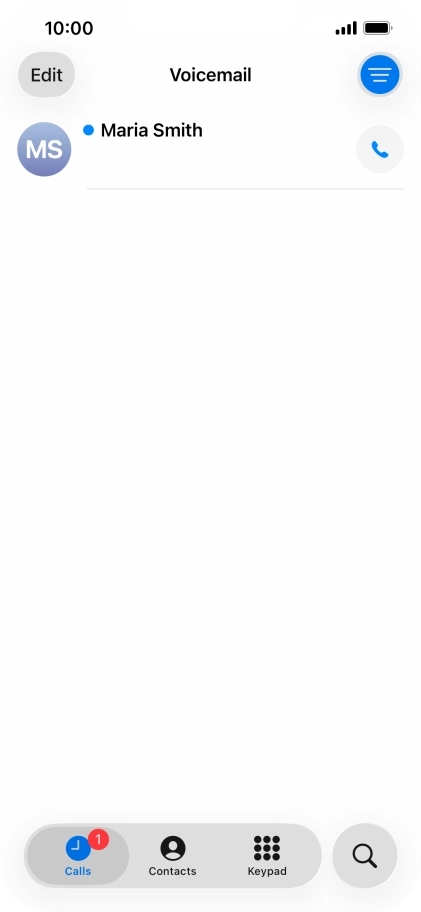 Press the required message. Press the required message.