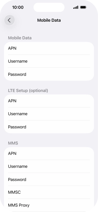 Press APN and key in wap.vodafone.co.uk. Press APN and key in wap.vodafone.co.uk.