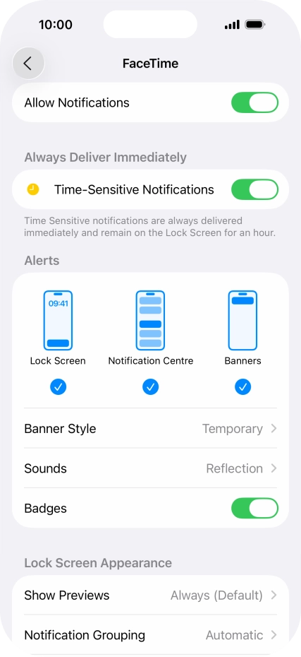 Press the indicator next to Press the indicator next to