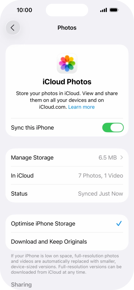 Press the indicator next to Press the indicator next to