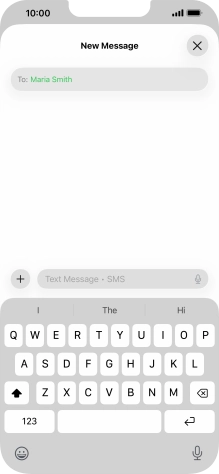 Press the microphone icon and say the required text. Press the microphone icon and say the required text.