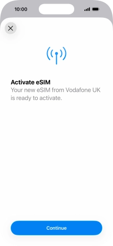 Press Continue. Press Continue.