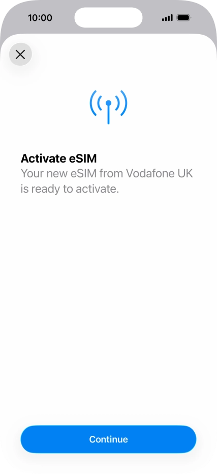 Press Continue. Press Continue.