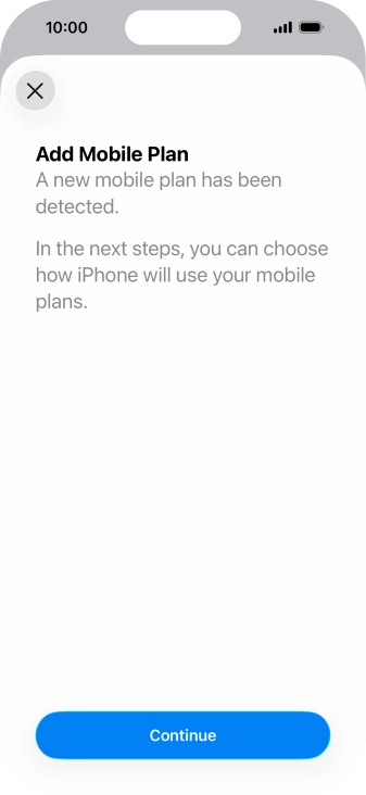 Press Continue. Press Continue.