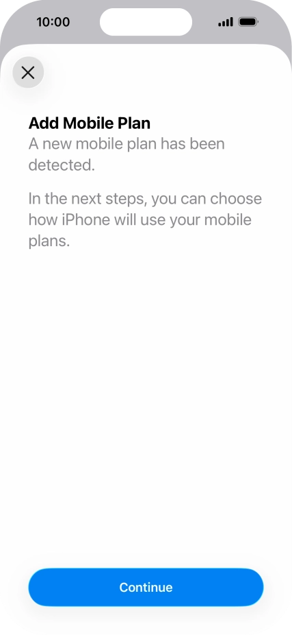 Press Continue. Press Continue.