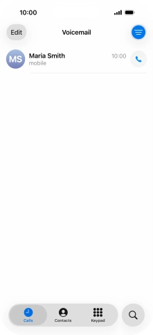 Press the required message. Press the required message.