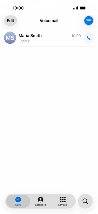 Press the required message. Press the required message.