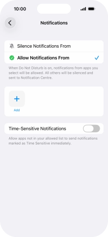 Press the indicator next to Press the indicator next to