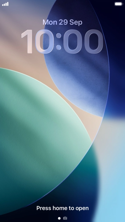 Press and hold anywhere on the lock screen. Press and hold anywhere on the lock screen.