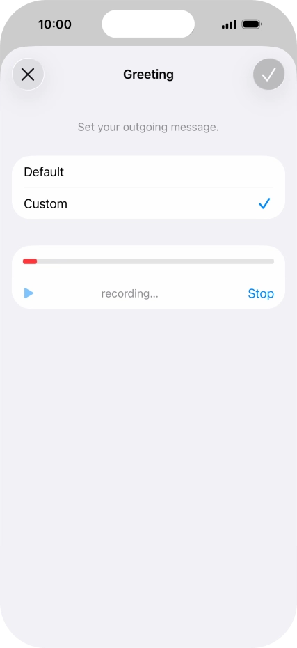 Press Stop to stop recording. Press Stop to stop recording.