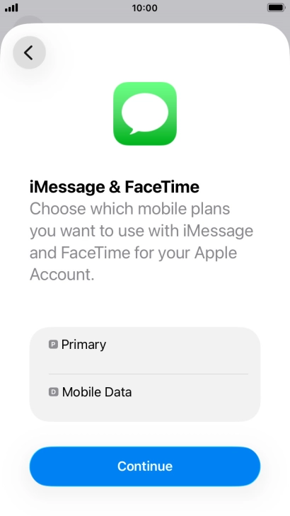 Press the required price plan. Press the required price plan.