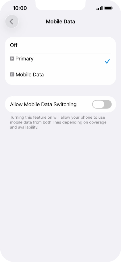 Press the required price plan. Press the required price plan.