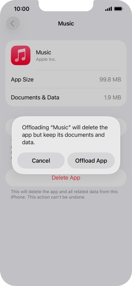 Press Offload App. Press Offload App.