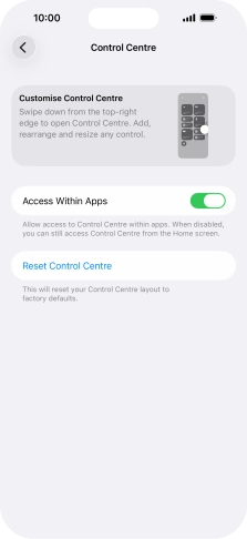 Press the indicator next to Press the indicator next to