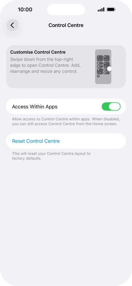 Press the indicator next to Press the indicator next to