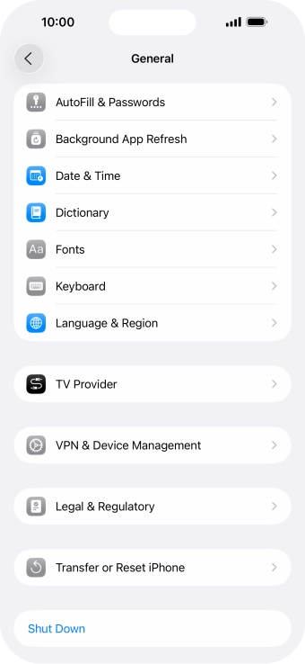 Press Transfer or Reset iPhone. Press Transfer or Reset iPhone.